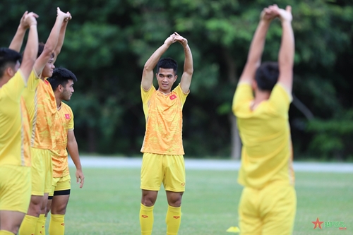 U23 Việt Nam tập kín chiến thuật trước chung kết gặp U23 Indonesia
